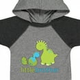 thumbnail image 4 of Inktastic Dinosaur Little Brother Green Boys Baby Bodysuit, 4 of 5
