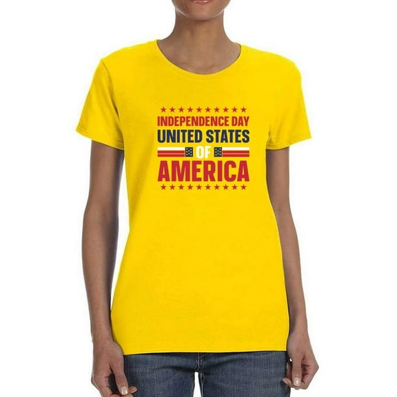 4Th July United States T-Shirt Women -Image by Shutterstock, Female x-Large