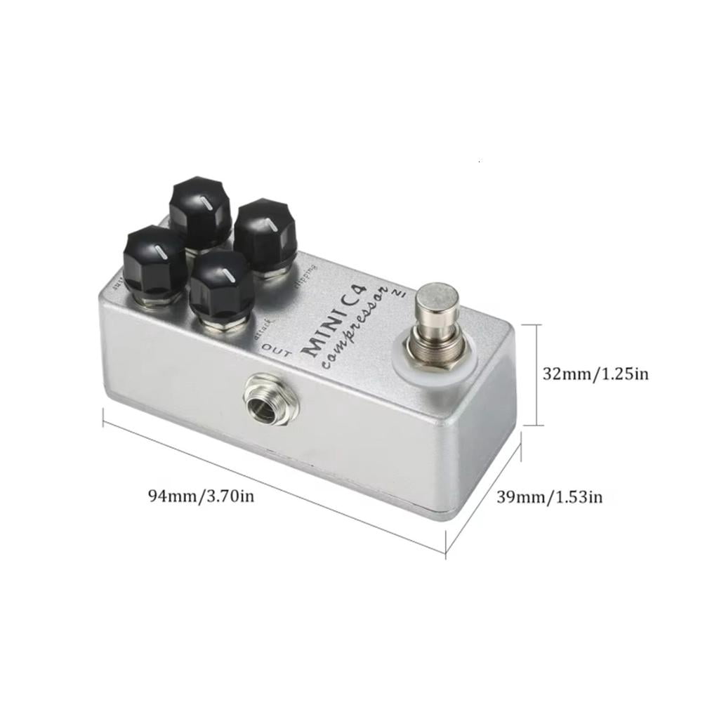 CEORPER C4 Compressor Guitar Effect Pedal Overdrive 4 Modes Effector True Bypass