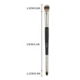 thumbnail image 3 of Dual-Ended Eyeshadow Brush, Eye Makeup Brush Smudge Brushes, Premium Synthetic Eye Makeup Bushes for Blending Liquid Foundation Cream Powder Cosmetics, 3 of 9