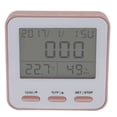 thumbnail image 3 of Termómetro digital, termómetro digital, higrómetro, reloj, comprobador de temperatura y humedad, termómetro digital, higrómetro, materiales de la mejor calidad, 3 of 12