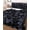 Black Gray Blue, variant on Quilts Queen Size Bedding Set, Farmhouse Country Reversible Summer Quilt 3 Pieces, Vintage Black French Garden Horse Swan Lightweight Bedspreads Coverlets with 2 Pillow Shams for All Seasons