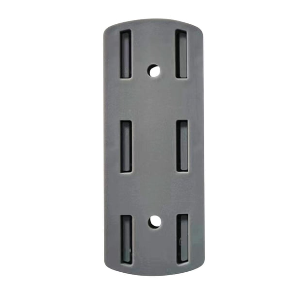 Soporte de montaje de regleta adhesiva | Organizador de enchufe autoadhesivo sin taladros | Fijación a la pared para protectores contra sobretensiones, enrutadores, controles remotos | Carga fuerte