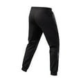 thumbnail image 4 of IYTR Gym Sweatpants Men Elastic Waist Workout Joggers Pants with Zipper Pockets Casual Running Track Pants (Black,L), 4 of 4
