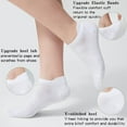 thumbnail image 6 of 8 Pairs Ankle Socks Women's Thin Athletic Running Low Cut No Show Sport Socks With Heel Tab, 6 of 11