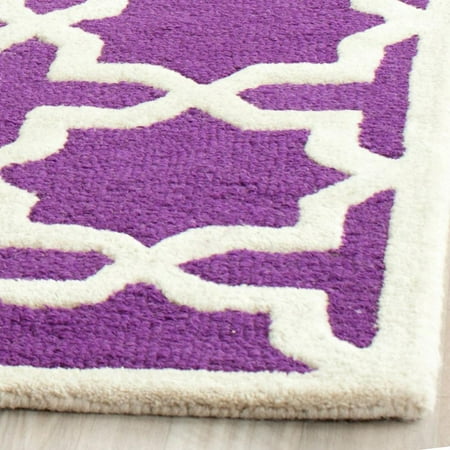 UPC 683726382799 product image for Safavieh CAMBRIDGE  PURPLE / IVORY  5  X 8   Area Rug  CAM125K-5 | upcitemdb.com