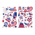 thumbnail image 2 of 4th of July Decorations Window Clings,Firework Watercolor Double-Sided Sticker,250th Anniversary Independence Day Memorial Day Home Office Party Decor, 2 of 6