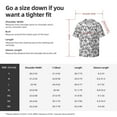 thumbnail image 5 of Pofeuu Snake Print Mens Casual Short Sleeve Shirts Beach Summer Spread Collar Pocket Tops Men's Casual Short-sleeved Shirt-Large, 5 of 5