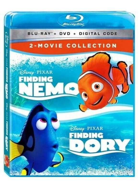 Finding Nemo / Finding Dora: 2-Movie Collection (Blu-ray + Digital Code)