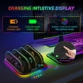 thumbnail image 2 of 4-in-1 Controller Charging Dock Compatible with Switch 2 JoyCons, Game Console Handles Charger Stand with LED Indication for Switch 2 (Black), 2 of 8