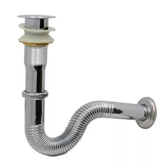 Cespol Desagüe Lavabo Ovalin Alfa Acero Inoxidable Cromado