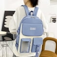 thumbnail image 6 of ibiyuan School Backpacks Lightweight Versatile Durable School Bag Set for Ages 5th 6th 8th 10th, Middle Elementary, High School, Travel, Weekend Outings, 6 of 8