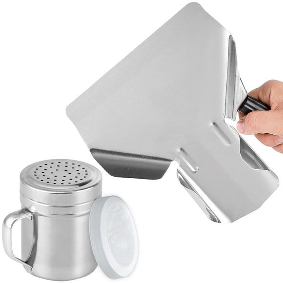 CUSINIUM Maïs Éclaté Scoop et Ensemble de Dragage - Métal Maïs Éclaté Scoop - Frite Scoop