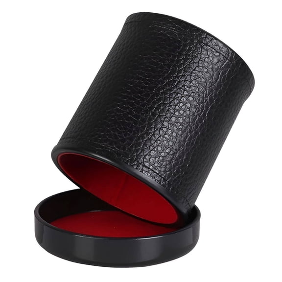 BESTSKY Dice Cup,Customizable Logo Dice Set,Personalized Printing Dice Games,Red