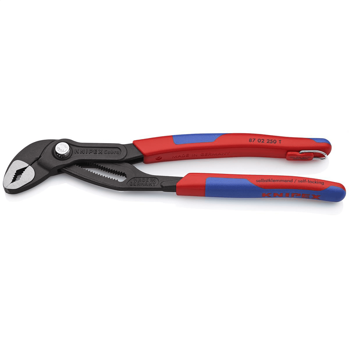 Knipex 8702250TBKA Cobra Water Pump Pliers - Tethered Attachment