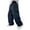 Black-1, variant on CYRBOKO Cargo Pants for Boys, Wide-leg Elastic Waist Cotton Loose Long Pants Black Size 10-12 T