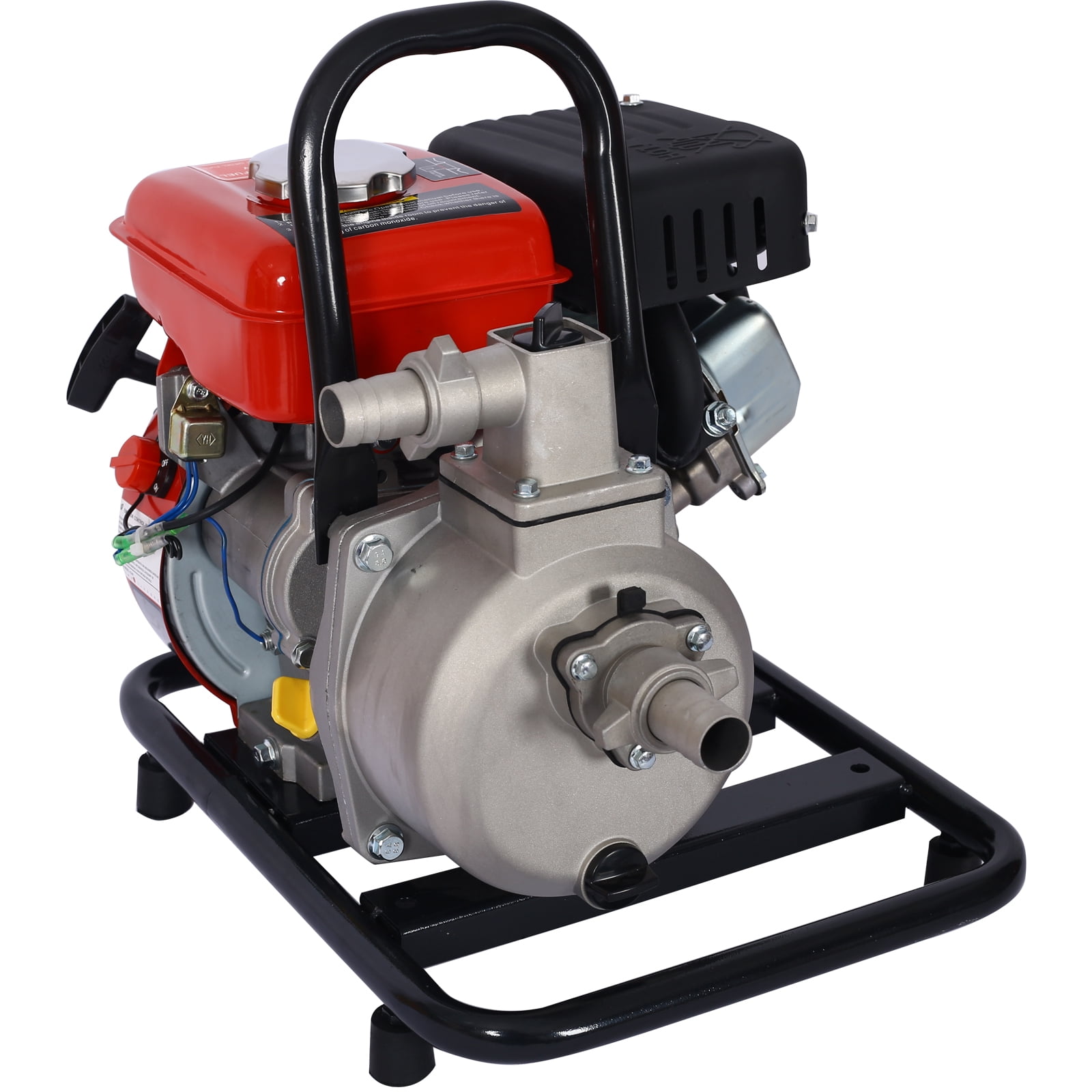 Huloretions Shallow Well Pump,Gas Powered Water Transfer Pump,Portable Petrol Well Pump For Garden Farm Irrigation,powerful 3HP 79.8cc 4-Stroke Engine 3 Horsepower Garden Pump