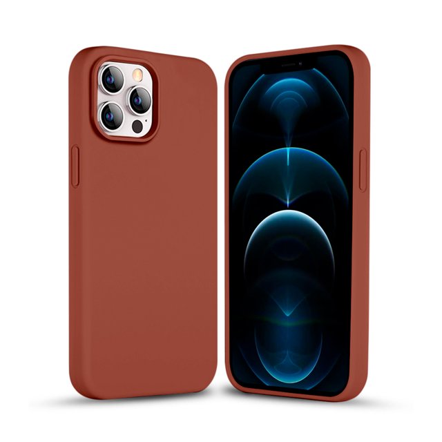 Funda de Protección para iPhone 12 Pro Max - Sovico - Silicón con Forro de Microfibra