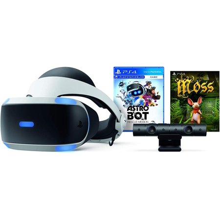 Playstation VR - Astro BOT Rescue Mission + Moss Super Bundle: Playstation VR Headset, Playstation Camera, Demo Disc 2.0, Astro BOT Rescue Mission + Moss Game