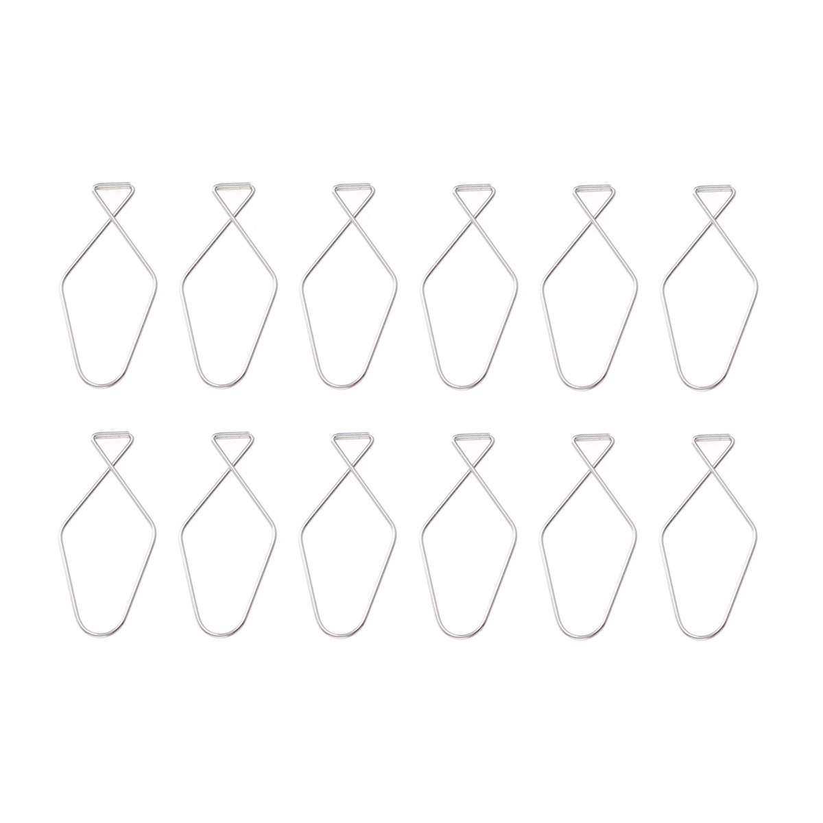 Etereauty 100Pcs Ceiling Hook Clips Tbar Squeeze Hangers Clips Ceiling