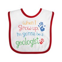 Inktastic Geologist Future Boys or Girls Baby Bib