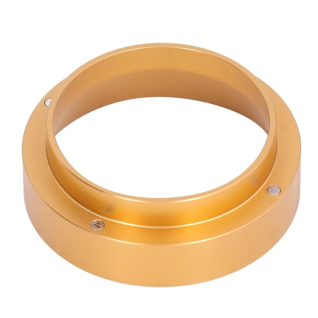Anneau doseur de café avec entonnoir magnétique en acier inoxydable pour machine à café, accessoires pour machine à café, doré, 53 mm