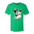 thumbnail image 2 of Wild Bobby, If It's Not a Pug It's Just a Dog Gift | Mens Dog Lover Premium Tri Blend T-Shirt, Envy, Large, 2 of 3