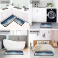 thumbnail image 4 of 2-Piece Kitchen Rugs Set Non-Slip Mats Carpet Floor for Kitchen, Bathroom (19.7"x27.6" & 19.7"x47.2") Winter Fairyland Scene, 4 of 7