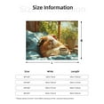 thumbnail image 5 of Uemuo Lazy Home Style Guinea Pig Printed Throw Blanket for Couch, Fluffy Fuzzy Blankets for Bed, Sofa, Cozy Flannel Faux Fur Blanket-40"x30", 5 of 6