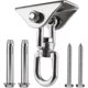 thumbnail image 1 of Perchas de columpio de acero inoxidable de capacidad, ganchos de columpio resistentes para techo de hormigón de madera, accesorios para colgar para juegos de columpios de gimnasio, hamaca, p, 1 of 5
