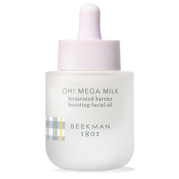 Aceite facial Beekman 1802 Oh Mega Milk hidratante con vitamina C y niacinamida
