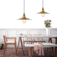 thumbnail image 3 of Gold Industrial Style Metal Pendant Lamp, Retro American Rustic Pendant Lighting, Simple Farmhouse Pendant Light Fixture for Over Kitchen Sink Island Dining Room Table Entrance Bar Counter, 3 of 7