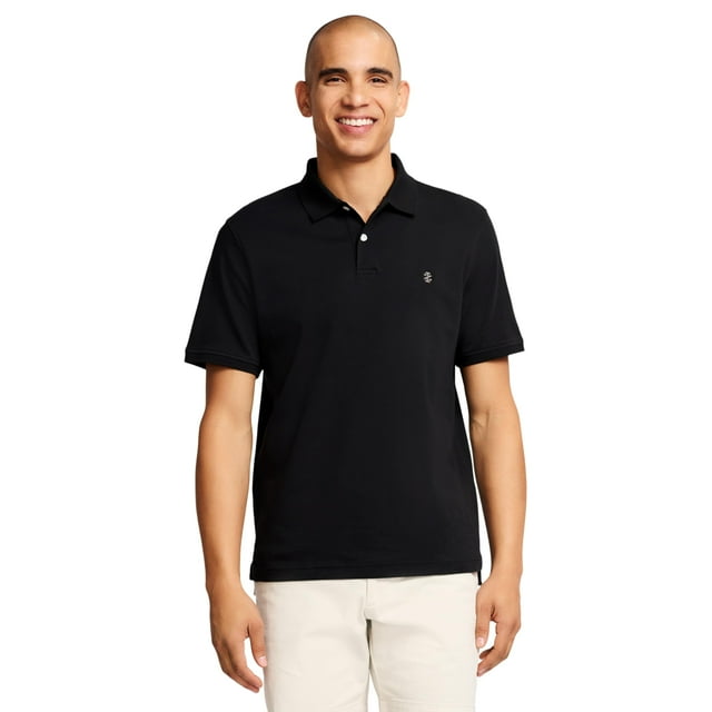 Camisa Polo para Hombre IZOD Manga Corta Negra