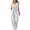 White, variant on TEAJOPSUU Women's 2 Piece Linen Cotton Outfits Sets V Neck Button Vintage Vests Cargo Wide Leg Palazzo Pants with Pockets Matching Solid Sets Light Blue