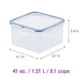thumbnail image 5 of LOCK&LOCK Set of 6 Easy Essentials Leak-Proof, Airtight Food Storage Containers, Ideal for Pantry Organization, Meal Prep, and Leftovers, 5 of 6