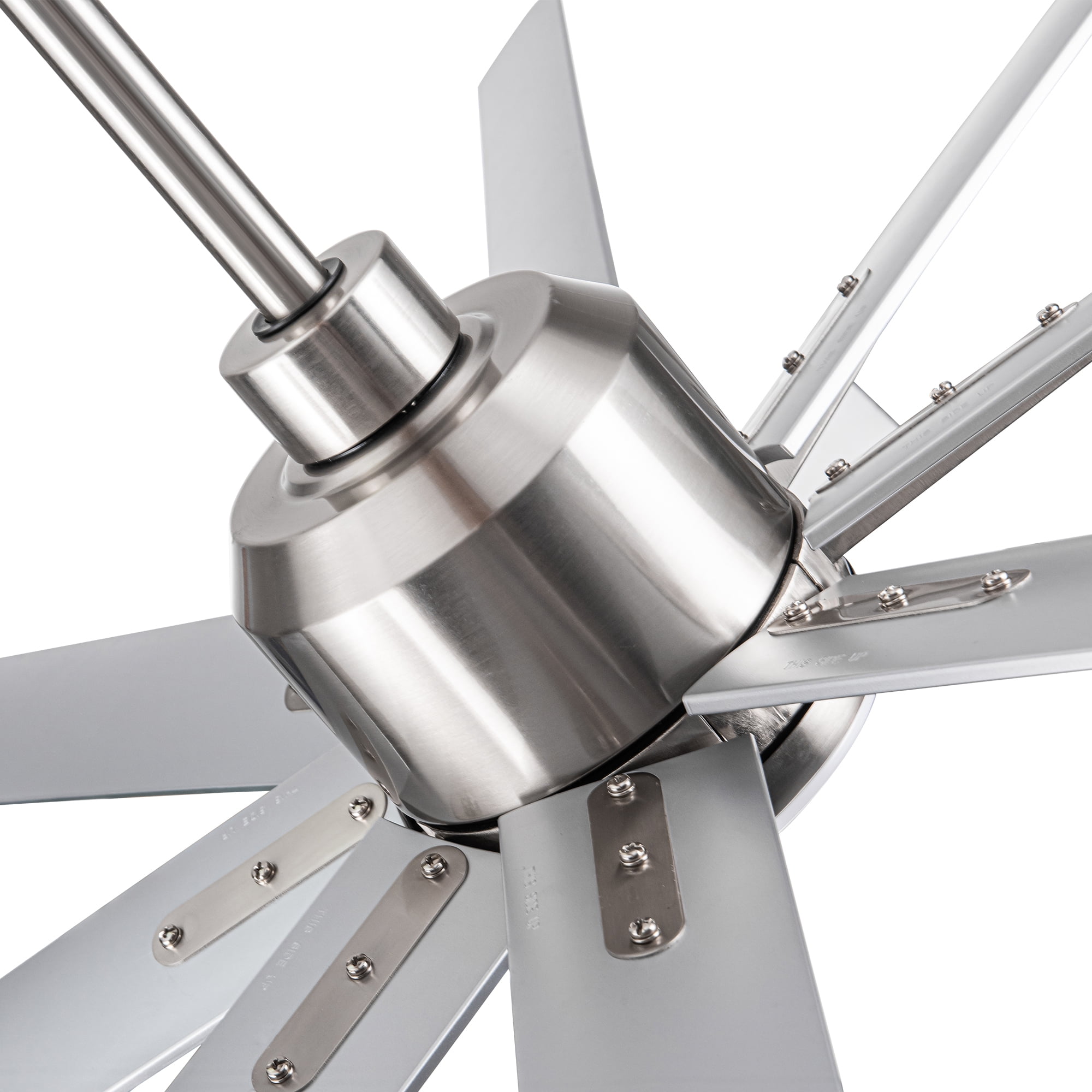 Leumius 72" Ceiling Fan with Lights and Remote, Modern Farmhouse Ceiling Fan with Quiet DC Motor, 6 Speeds, Reversible Blades, Dimmable 3CCT LED Light for Indoor Outdoor Large Room Brushed Nickel