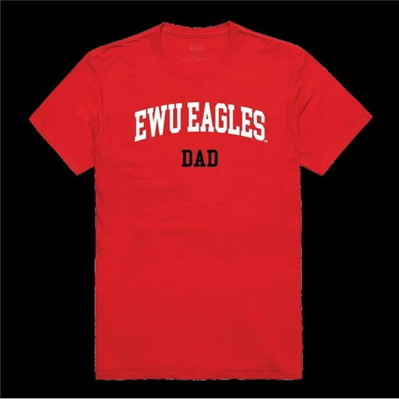 W Republic 548-296-RD2-03 Eastern Washington University Eagles College Dad T-Shirt, Red - Large