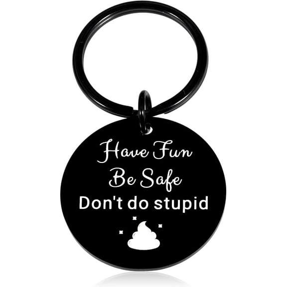 Dont Do St Keychains Back to School Gifts for Son Daughter from Mom Dad First Day of School Gifts Teen Boys Gift 14 16 18 Stocking Stuffers Girls Christmas Kid Valentines Day Birthday Graduation Gift