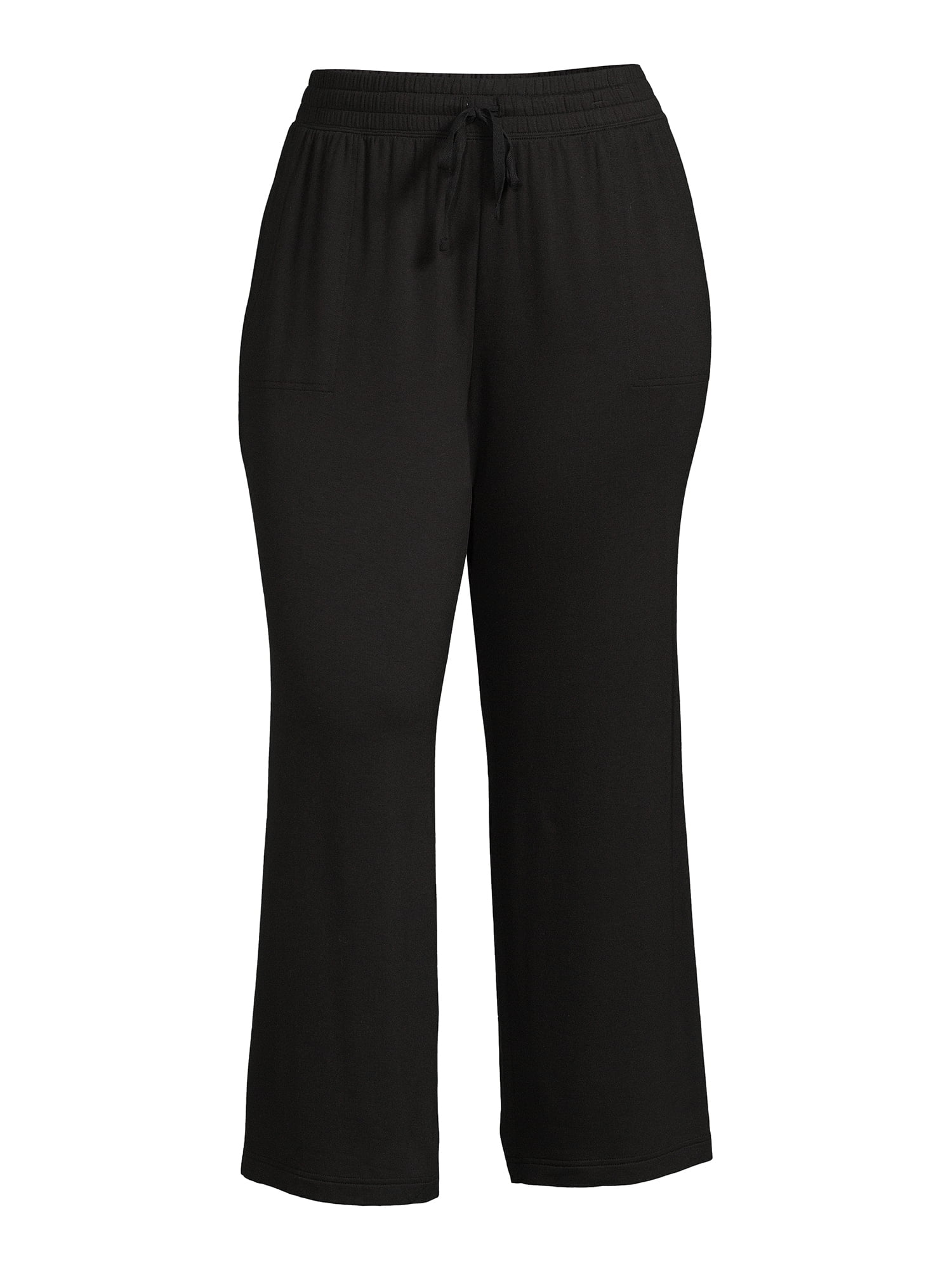 Terra & Sky Women's Plus Size Knit Pants, 28 Inseam 