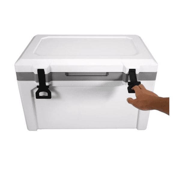 52 Qt Insulated Portable Hard Cooler Holds 50 Cans 6 Day Ice Retention Heavy Duty Handle for Camping Beach Picnic Travel Outdoor