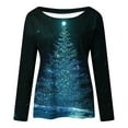 thumbnail image 4 of Qertyioot Sweat-Shirt de Noël pour Femmes, Manches Longues, Col Rond, Mode Décontractée, 4 of 5