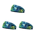 thumbnail image 3 of Diademas de ganchillo Sonducket para deportes Tie-dye Banda ancha para El sudor Estampado antideslizante Mujeres Hombres Tipo Type1, 3 of 6