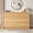 Natural, variant on ASTUVIA 6 Drawers Dresser for Bedroom, 49.2" W Modern Chest of Drawers with Curved Profile Design, Mid Century Fluted Storage Dressers Organizer,Brown