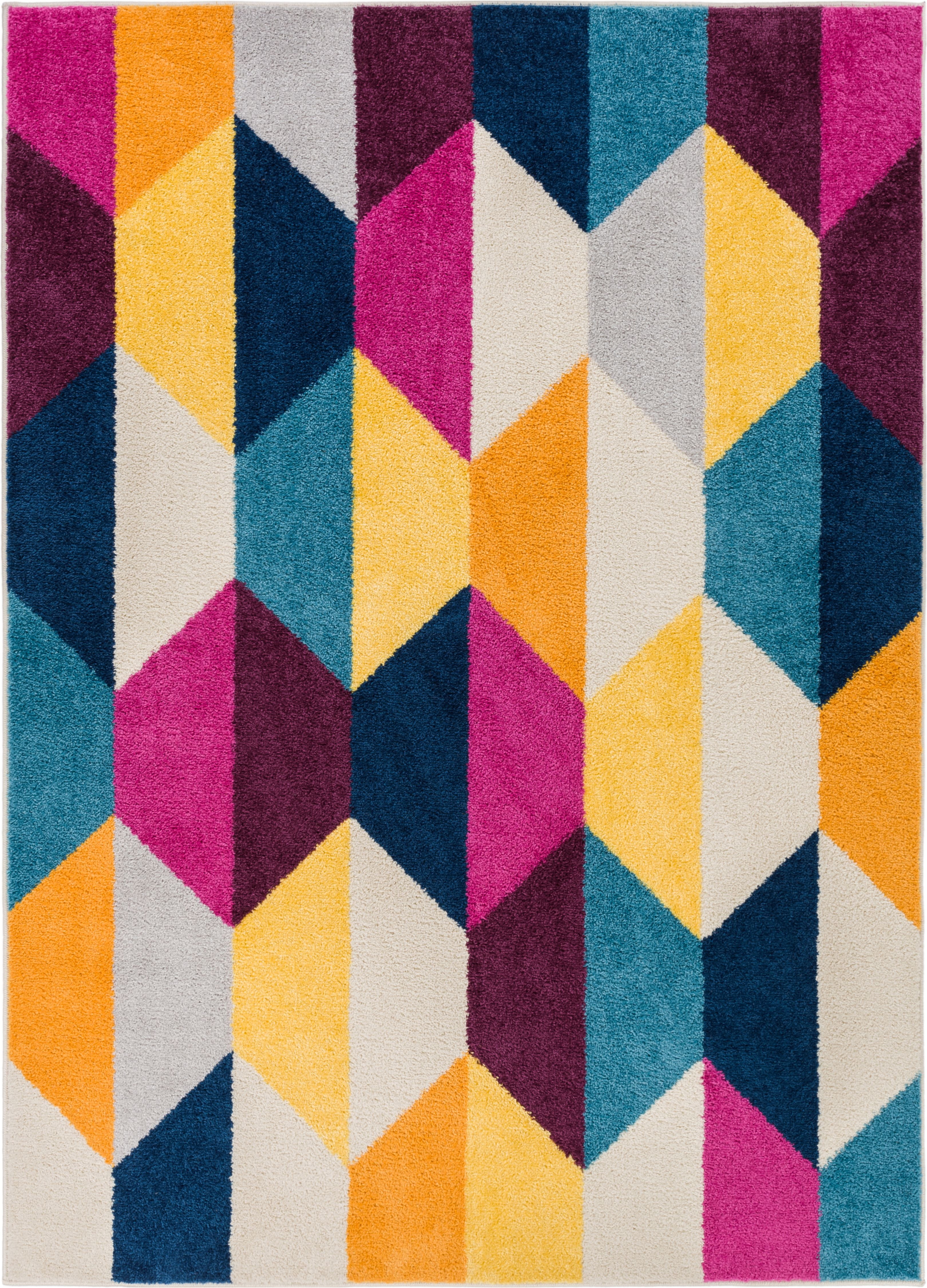 Well Woven Mystic Lafayette Modern Geometric Multi 3'3