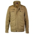 thumbnail image 6 of Maximos Men's Premium Hooded Multi Pocket Sherpa Lined Bomber Jacket Sahara-01 (Camel,M), 6 of 8