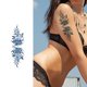 thumbnail image 4 of Tatuajes Corporales Realistas Pegatinas Larga Duración 8 Piezas para Adultos, 4 of 9