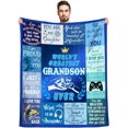 thumbnail image 1 of LHSHID Best Son in Law Gifts Blanket Son in Law Gifts from Mother in Law to My Son in Law Gifts Best Christmas Birthday Gift Ideas for Son in Law Son in Law Gifts Throw Blanket 50x60in, 1 of 6