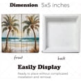 thumbnail image 4 of Palm Wooden Box Sign Palm Gifts Funny Summer Decor for Table Rustic Bathroom Decor Office Desk Centerpiece Wood Block Signs Housewarming Gifts 5x5 In, 4 of 6
