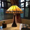 thumbnail image 3 of RADIANCE Goods Tiffany-Style 2 Light Mission Table Lamp 16" Shade, 3 of 3