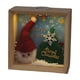 thumbnail image 2 of Adorno de acrílico con luces navideñas de madera roja | Decoración navideña para dormitorio, sala de estar, oficina | Idea de regalo navideño, 2 of 6